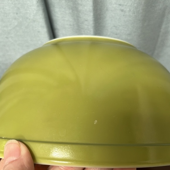 Vintage 1966 Pyrex 403 2 1/2 Qt Verde Green Avocado Nesting Mixing Bowl - Picture 9 of 11
